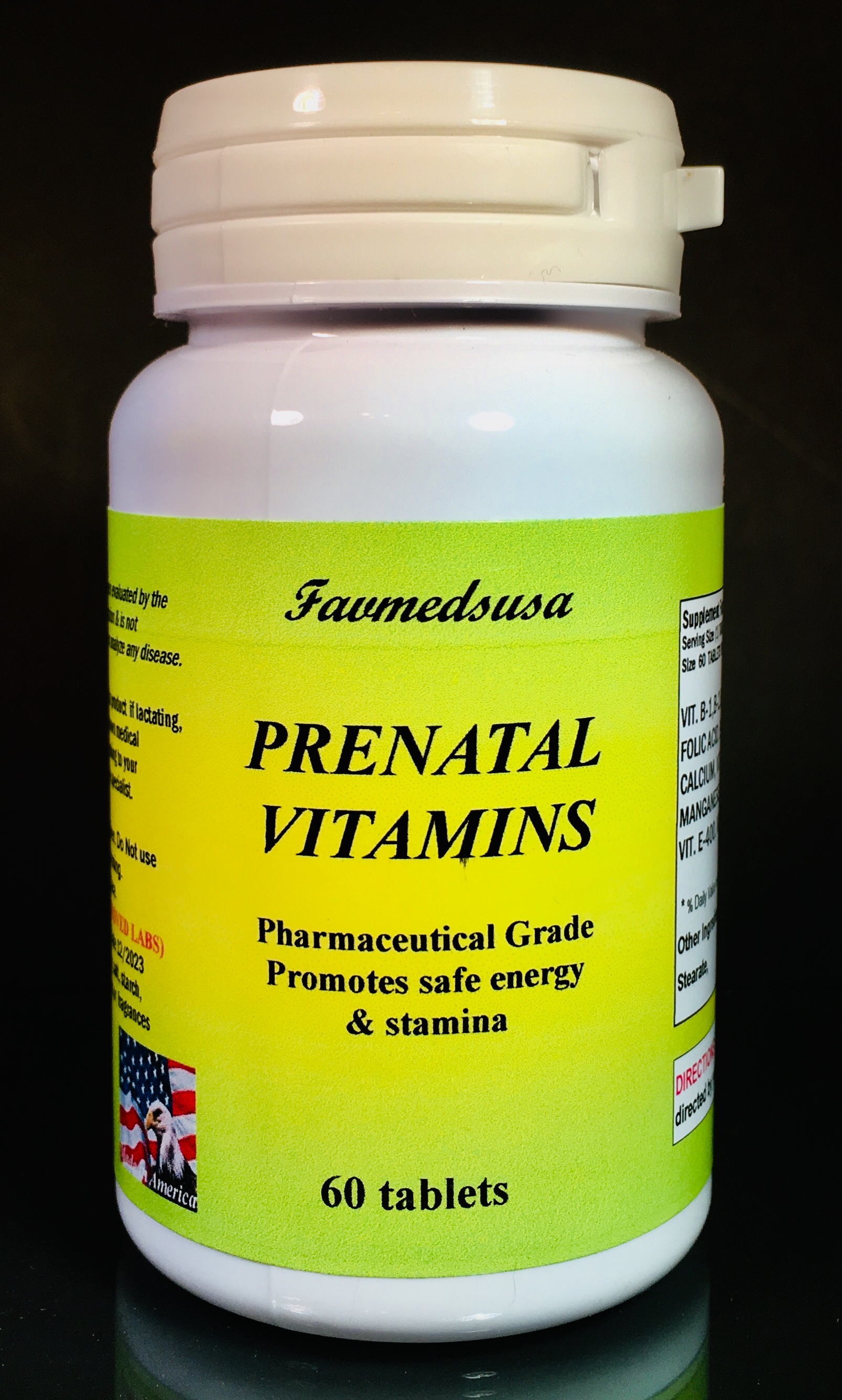 Prenatal multi-vitamins - 60 tablets